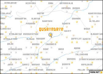 map of Quşayr Dayr