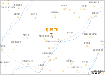 map of Quşçu