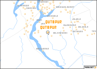 map of Qutbpur