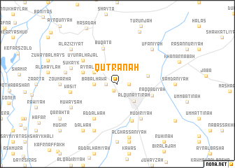 map of Quţrānah
