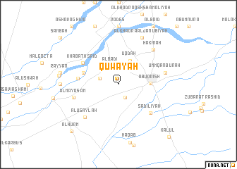 map of Quway‘ah