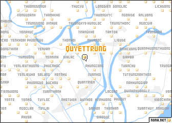 map of Quyết Trung