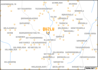 map of Qūzlū