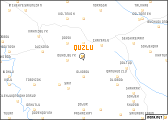 map of Qūzlū