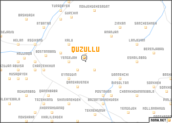 map of Qūzūllū