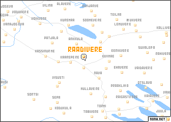 map of Raadivere