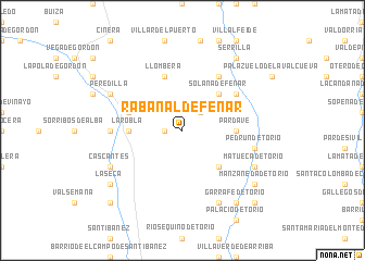 map of Rabanal de Fenar