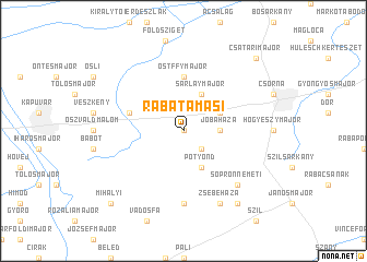 map of Rábatamási