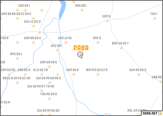 map of Raba