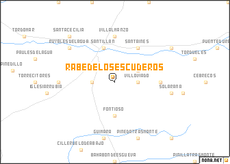 map of Rabé de los Escuderos