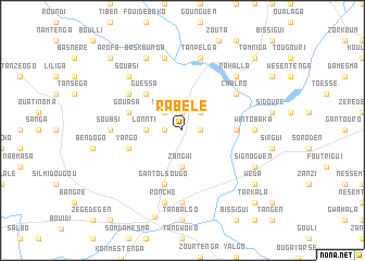 map of Rabélé