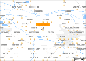 map of Rabenau