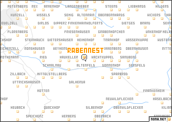 map of Rabennest