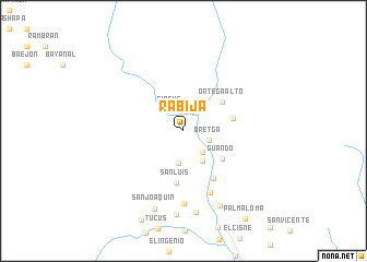 map of Rabija