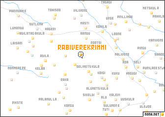 map of Rabivere-Krimmi