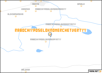 map of Rabochiy Posëlok Nomer Chetvërtyy