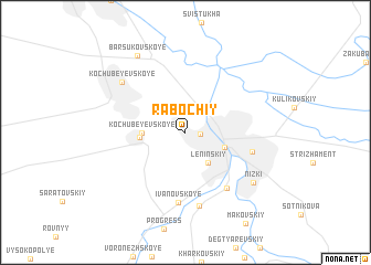 map of Rabochiy