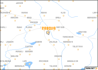 map of Rabova
