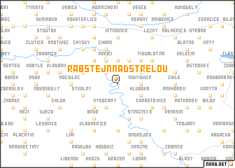 map of Rabštejn nad Střelou