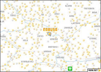 map of Rabuša