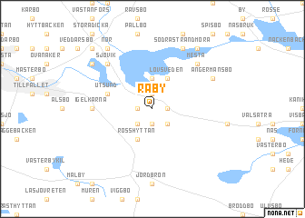 map of Råby