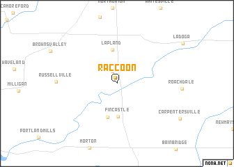 map of Raccoon