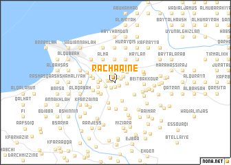map of Rachaaïne