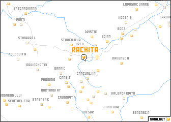 map of Răchita
