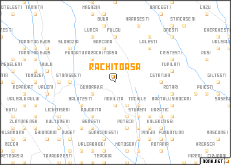 map of Răchitoasa