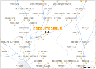 map of Racoviţa de Sus