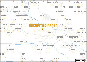 map of Racoviţa din Faţă
