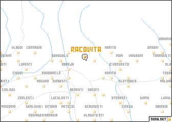 map of Racoviţa