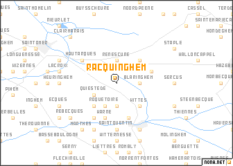 map of Racquinghem
