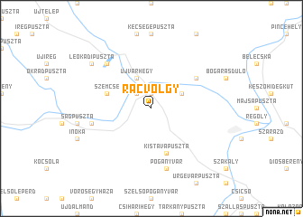 map of Rácvölgy