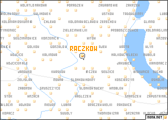 map of Raczków