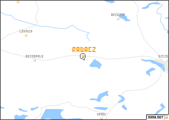 map of Radacz