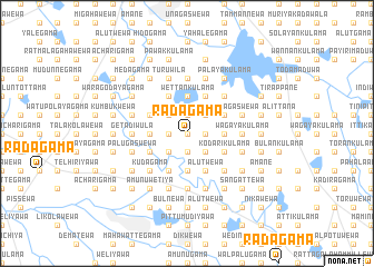 map of Radagama