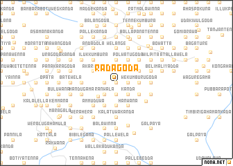 map of Radagoda