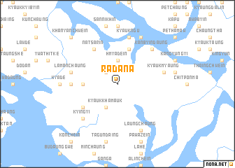 map of Radana