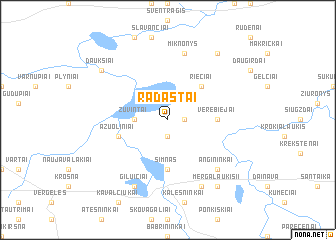 map of Radastai
