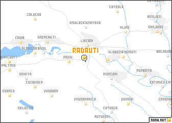 map of Rădăuţi
