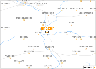 map of Radcha