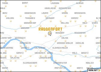 map of Raddenfort