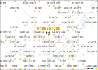 map of Raddestorf
