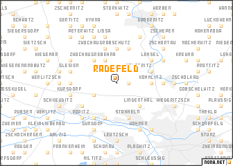 map of Radefeld