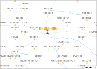 map of Radekhov