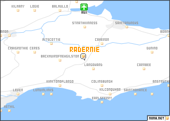 map of Radernie