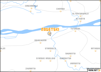 map of Radetski