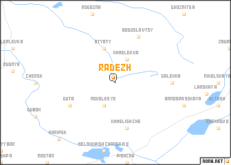 map of Radezh