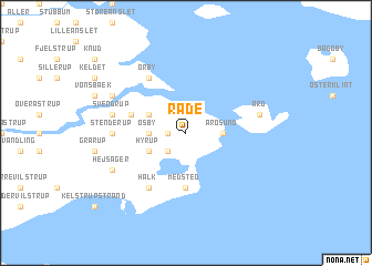 map of Råde